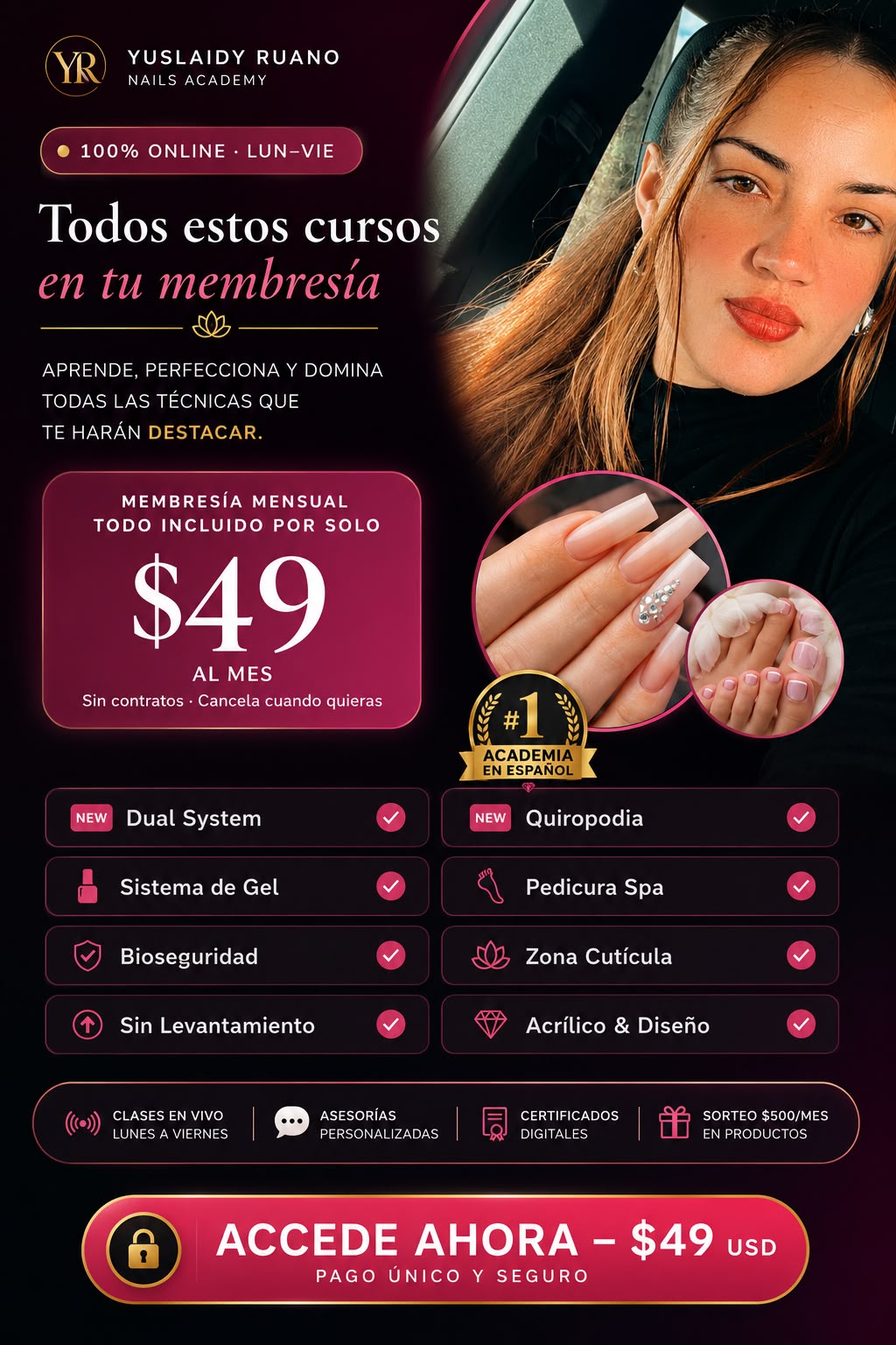 Academia Yuslaidy de Ruano Nails 29